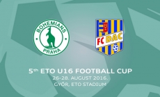 Bohemians Praha U16 - FC DAC U16 2-2 